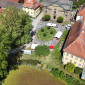 Kirchweih aus der Luft