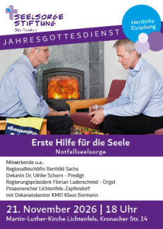 Jahresgottesdienst der Seelsorgestiftung Oberfranken