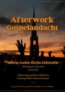 Afterwork-Gospelandacht am 14.7.2024 in Lichtenfels