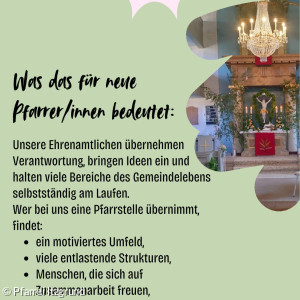 Pfarrei Itzgrund sucht Pfarrperson (m/w/d)